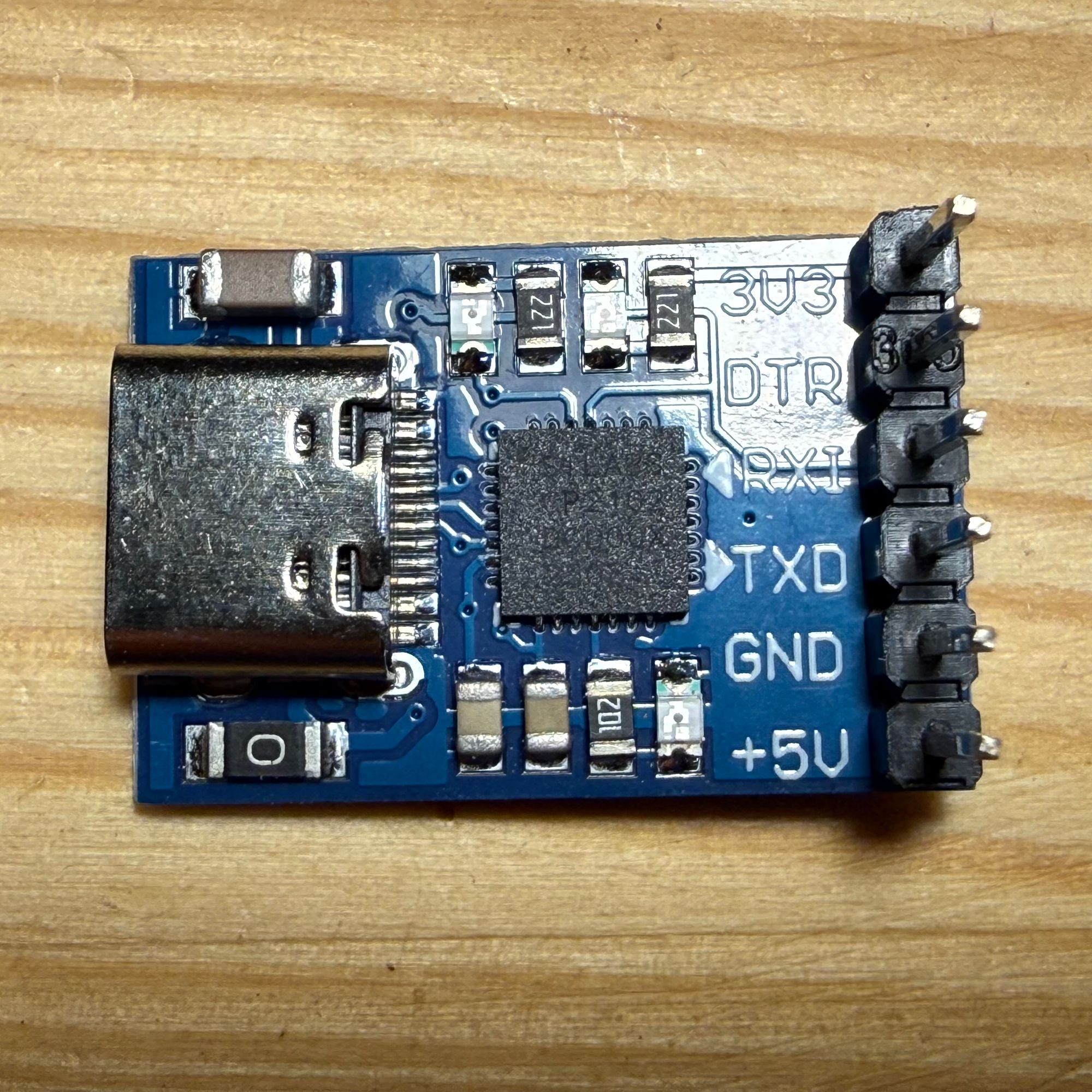 Converter 3 Silicon Labs CP210x USB-C-to-UART board